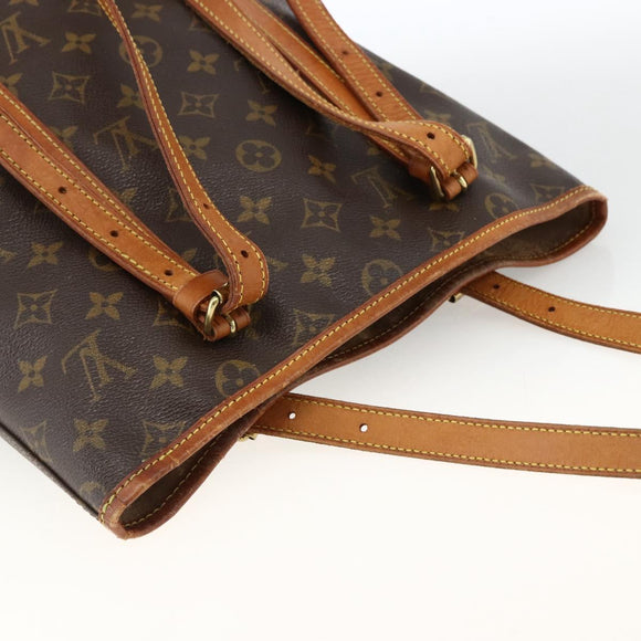 LOUIS VUITTON Monogram Bucket GM Shoulder Bag M42236 LV Auth BSZ151