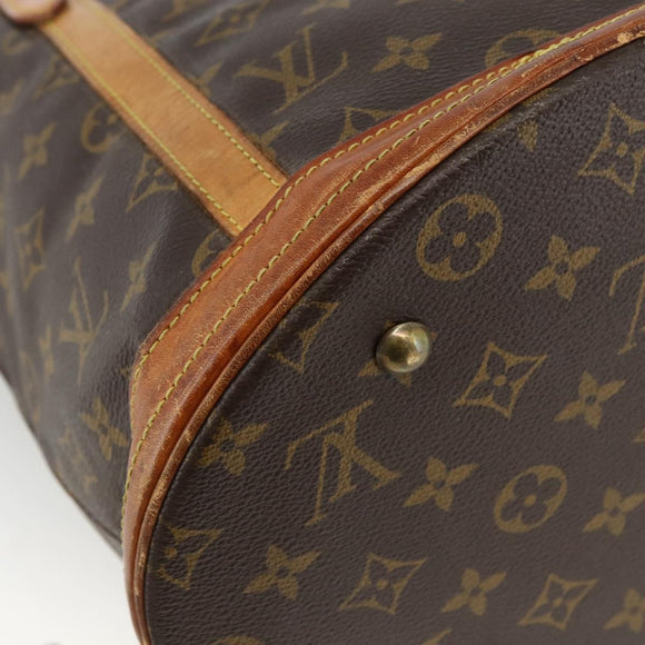 LOUIS VUITTON Monogram Bucket GM Umhängetasche M42236 LV Auth BSZ152