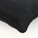 PRADA Schoudertas Nylon Zwart Zilver Auth BSZ154-16