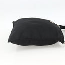 PRADA Schoudertas Nylon Zwart Zilver Auth BSZ154-4