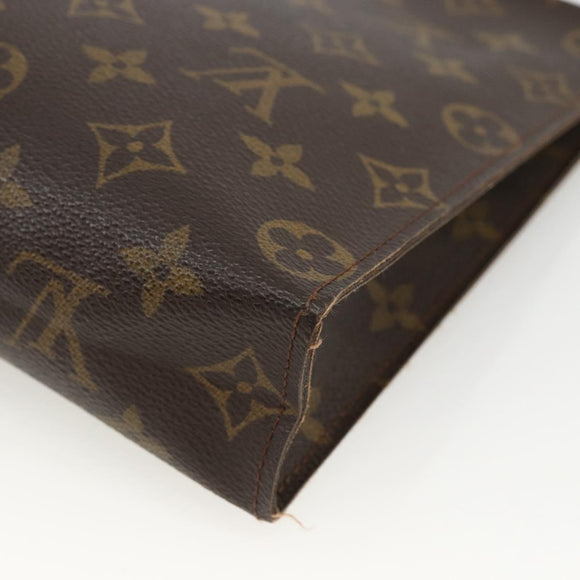 LOUIS VUITTON Monogram Pochette Toilette 26 Kulturbeutel M47542 LV Auth BSZ158