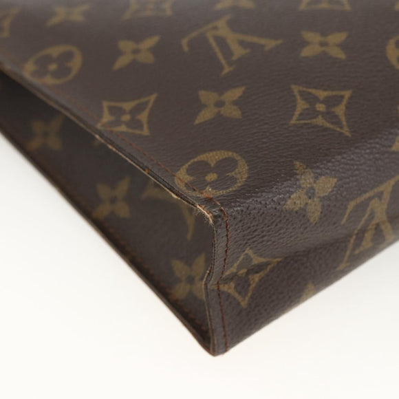 LOUIS VUITTON Monogram Pochette Toilette 26 Kulturbeutel M47542 LV Auth BSZ158