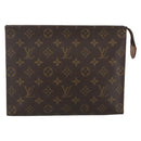 LOUIS VUITTON Monogram Pochette Toilette 26 Kulturbeutel M47542 LV Auth BSZ158-13