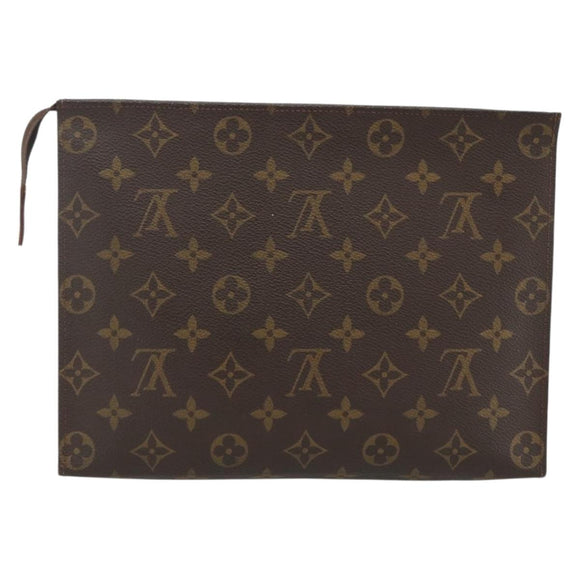 LOUIS VUITTON Monogram Pochette Toilette 26 Kulturbeutel M47542 LV Auth BSZ158