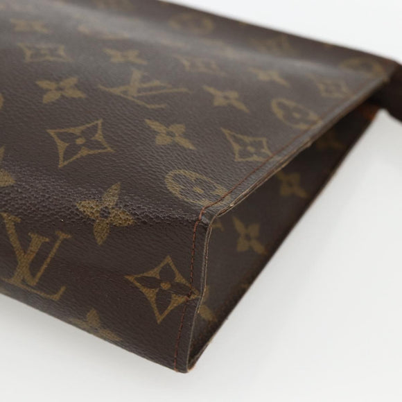 LOUIS VUITTON Monogram Pochette Toilette 26 Kulturbeutel M47542 LV Auth BSZ158