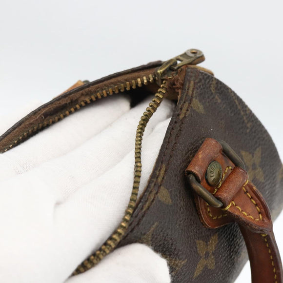 LOUIS VUITTON Monogram Mini Speedy Hand Bag M41534 LV Auth BSZ161