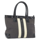 GUCCI Tote Bag Canvas Black Gold 002 1119 Auth BSZ162-1