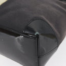 GUCCI Tote Bag Canvas Black Gold 002 1119 Auth BSZ162-11