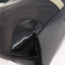 GUCCI Tote Bag Canvas Black Gold 002 1119 Auth BSZ162-12