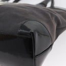 GUCCI Tote Bag Canvas Black Gold 002 1119 Auth BSZ162-13