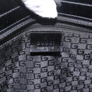 GUCCI Tote Bag Canvas Black Gold 002 1119 Auth BSZ162-16