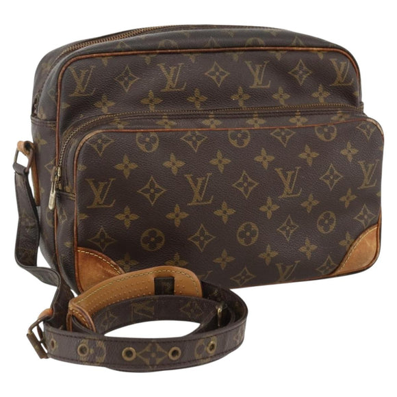 LOUIS VUITTON Monogram Nile Umhängetasche M45244 LV Auth BSZ173