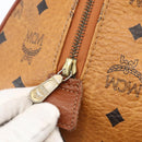 MCM Vicetos Logogram Handtasche PVC Leder Braun Gold Orig. BSZ179-8
