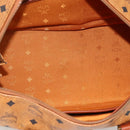 MCM Vicetos Logogram Handtasche PVC Leder Braun Gold Orig. BSZ179-9