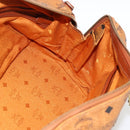 MCM Vicetos Logogram Handtasche PVC Leder Braun Gold Orig. BSZ179-14