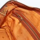 MCM Vicetos Logogram Handtasche PVC Leder Braun Gold Orig. BSZ179-10