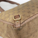 GUCCI GG Canvas Abbey Tote Bag Beige Gold 141472 Auth BSZ183-11