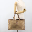 GUCCI GG Canvas Abbey Tote Bag Beige Gold 141472 Auth BSZ183-21