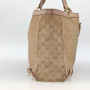 GUCCI GG Canvas Abbey Tote Bag Beige Gold 141472 Auth BSZ183-4