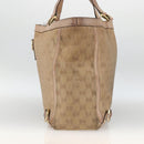 GUCCI GG Canvas Abbey Tote Bag Beige Gold 141472 Auth BSZ183-5