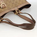 GUCCI GG Canvas Abbey Tote Bag Beige Gold 141472 Auth BSZ183-7