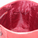 LOEWE Heritage Tote Bag Leather Red Silver Auth BSZ189-18