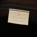 GUCCI GG Canvas Hand Bag Beige Gold 130942 Auth BSZ194-15