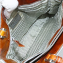 PRADA Sports Hand Bag Nylon Silver Auth BSZ195-16