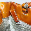 PRADA Sports Hand Bag Nylon Silver Auth BSZ195-19