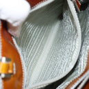 PRADA Sports Hand Bag Nylon Silver Auth BSZ195-20