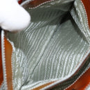 PRADA Sports Hand Bag Nylon Silver Auth BSZ195-21