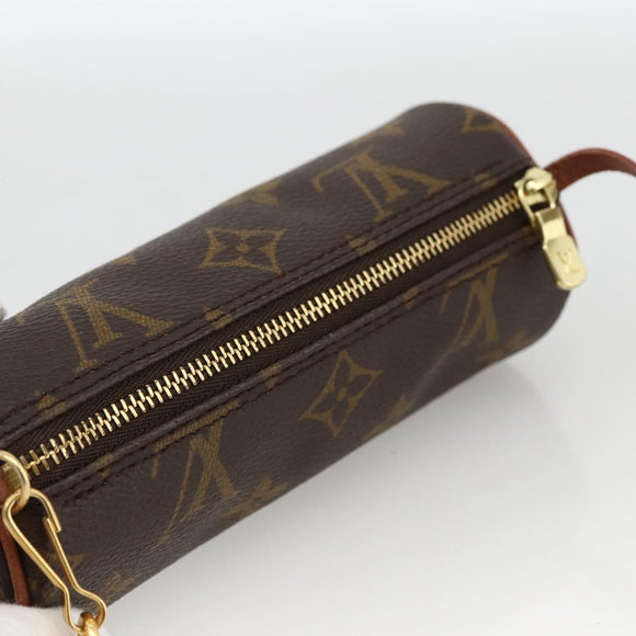 LOUIS VUITTON Monogram Papillon Pouch LV Auth BSZ205