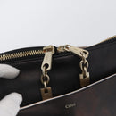 Chloe Chain Shoulder Bag Leather Bronze Gold Auth BSZ219-10