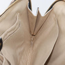 Chloe Chain Shoulder Bag Leather Bronze Gold Auth BSZ219-19