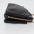 Chloe Chain Shoulder Bag Leather Bronze Gold Auth BSZ219-3