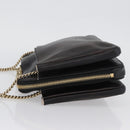 Chloe Chain Shoulder Bag Leather Bronze Gold Auth BSZ219-4