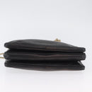 Chloe Chain Shoulder Bag Leather Bronze Gold Auth BSZ219-5
