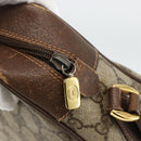 GUCCI GG Supreme Web Sherry Line Bag PVC Beige Gold 56 02 088 Auth BSZ220-9