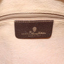 GUCCI GG Supreme Web Sherry Line Bag PVC Beige Gold 56 02 088 Auth BSZ220-19