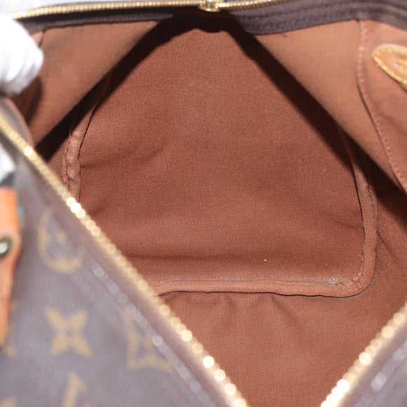 LOUIS VUITTON Monogram Speedy 35 Hand Bag M41524 LV Auth BSZ222