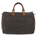 LOUIS VUITTON Monogram Speedy 35 Hand Bag M41524 LV Auth BSZ222-13
