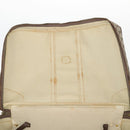 GUCCI GG Supreme Web Sherry Line Boston Bag PVC Beige Gold Auth BSZ227-19