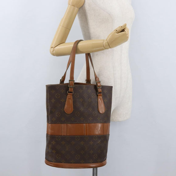 LOUIS VUITTON Monogram Bucket GM Shoulder Bag USA limited T42236 LV Auth BSZ231