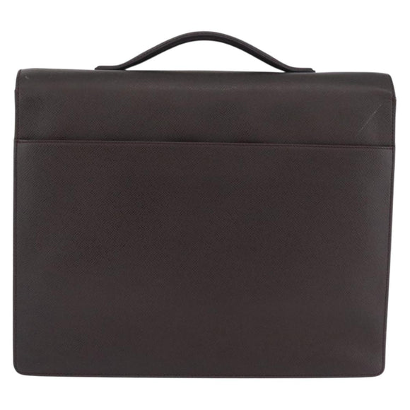 LOUIS VUITTON Taiga Serviette Kazan Business Bag Acajou M30806 LV Auth BSZ234
