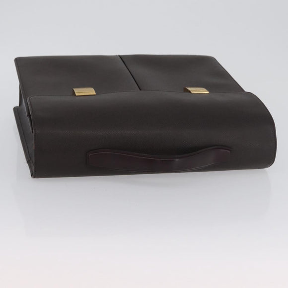 LOUIS VUITTON Taiga Serviette Kazan Business Bag Acajou M30806 LV Auth BSZ234