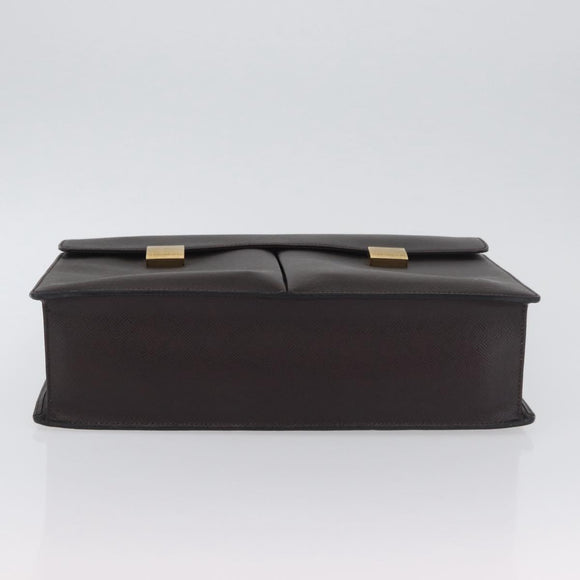 LOUIS VUITTON Taiga Serviette Kazan Business Bag Acajou M30806 LV Auth BSZ234