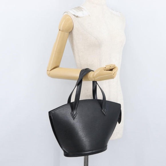 LOUIS VUITTON Epi Saint Jacques Handtas Zwart M52272 LV Auth BSZ235