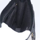 LOUIS VUITTON Epi Sac Plat PM Hand Bag Black M58658 LV Auth BSZ236A-18