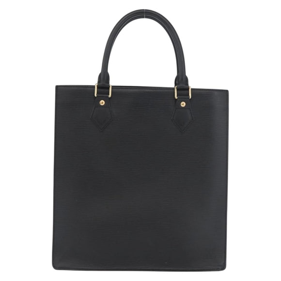 LOUIS VUITTON Epi Sac Plat PM Hand Bag Black M58658 LV Auth BSZ236A