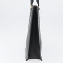 LOUIS VUITTON Epi Sac Plat PM Hand Bag Black M58658 LV Auth BSZ236A-3